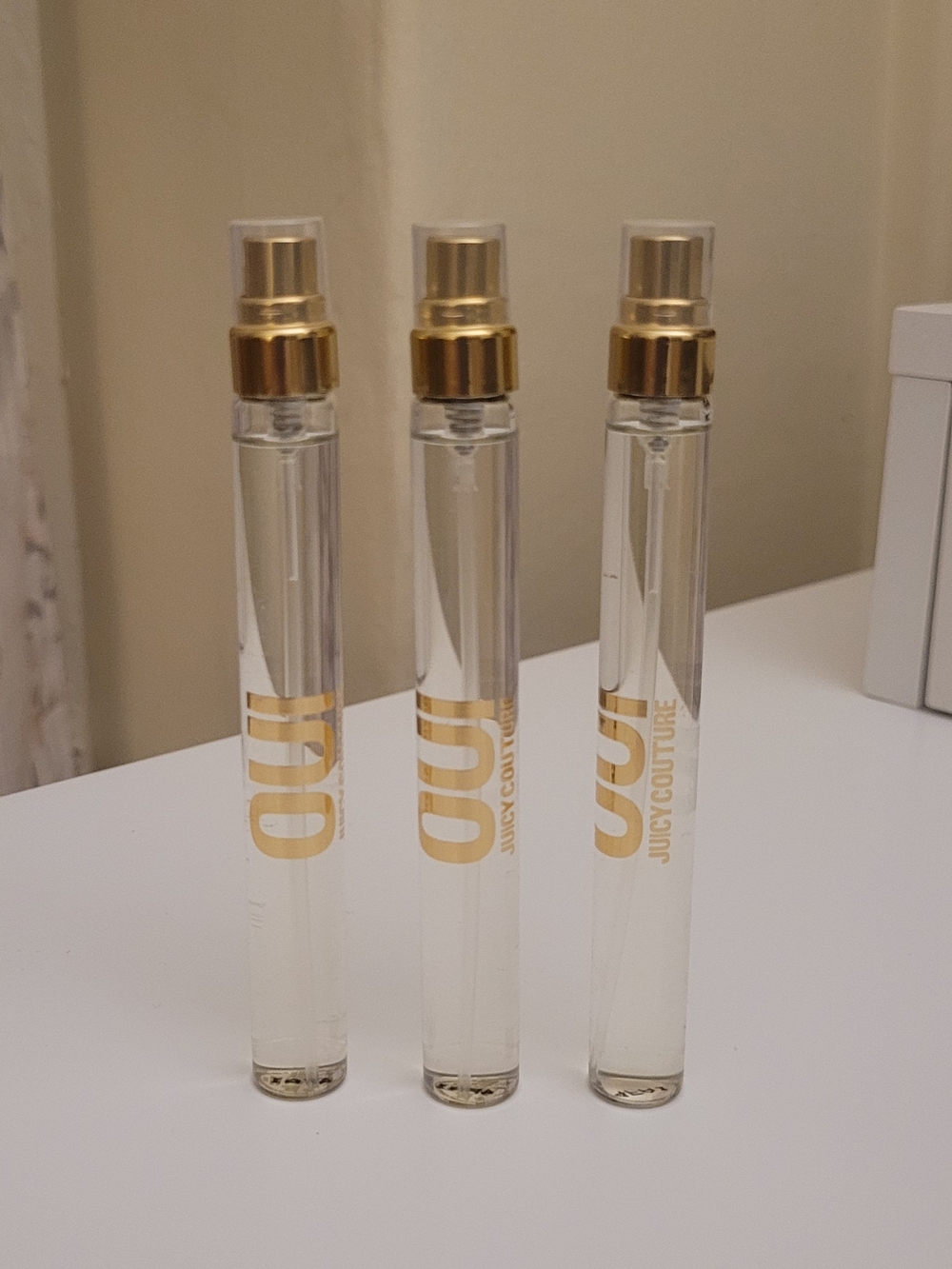 Juicy Couture OUI Travel Spray, 10 mL - × 3